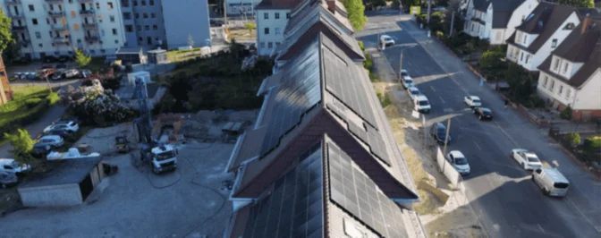 Photovoltaikflächen Boldtstr. 7-13, Aufnahme von Inselwerke eG