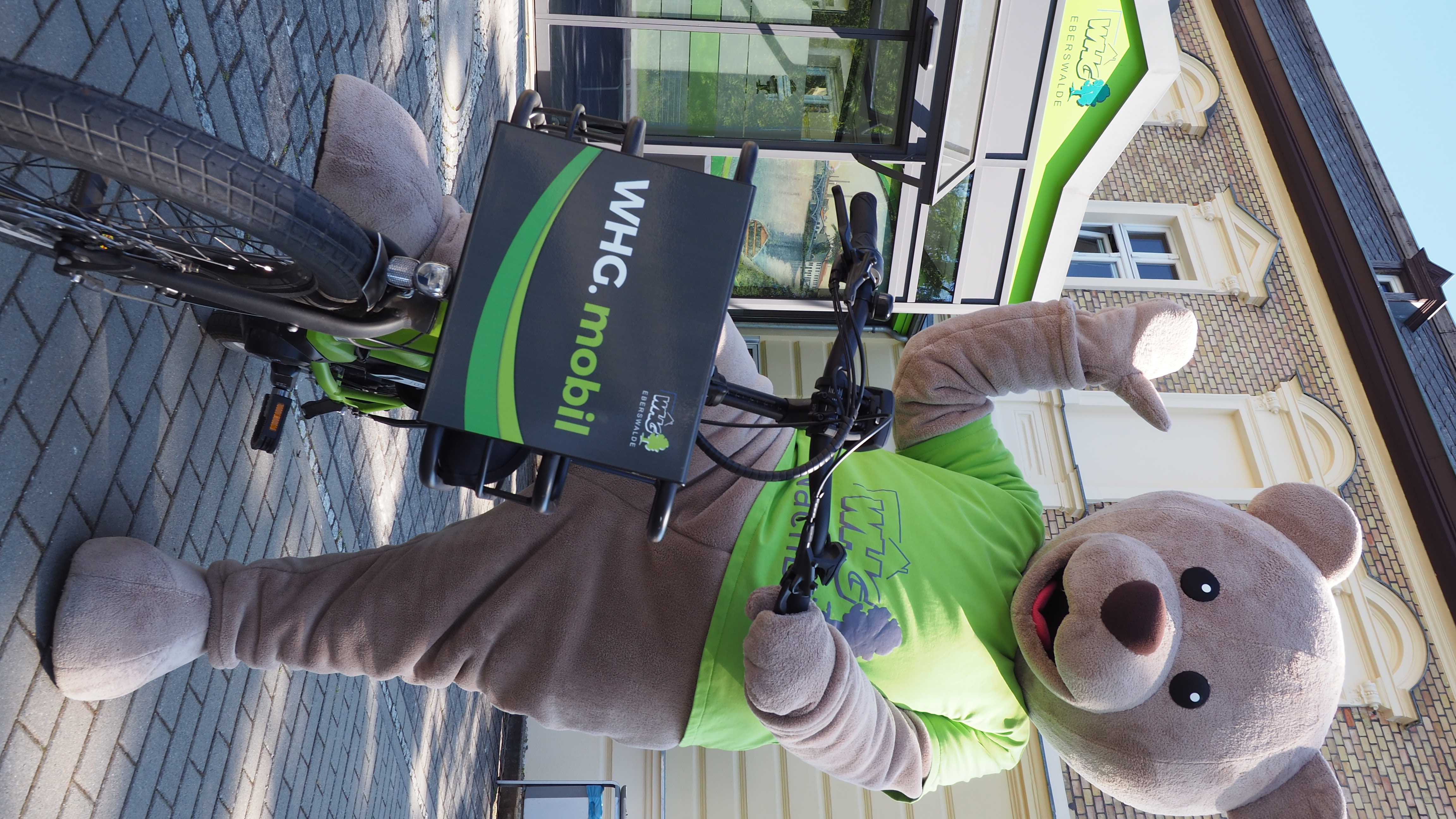 WHG.NachBär unterwegs mit dem e-Bikee